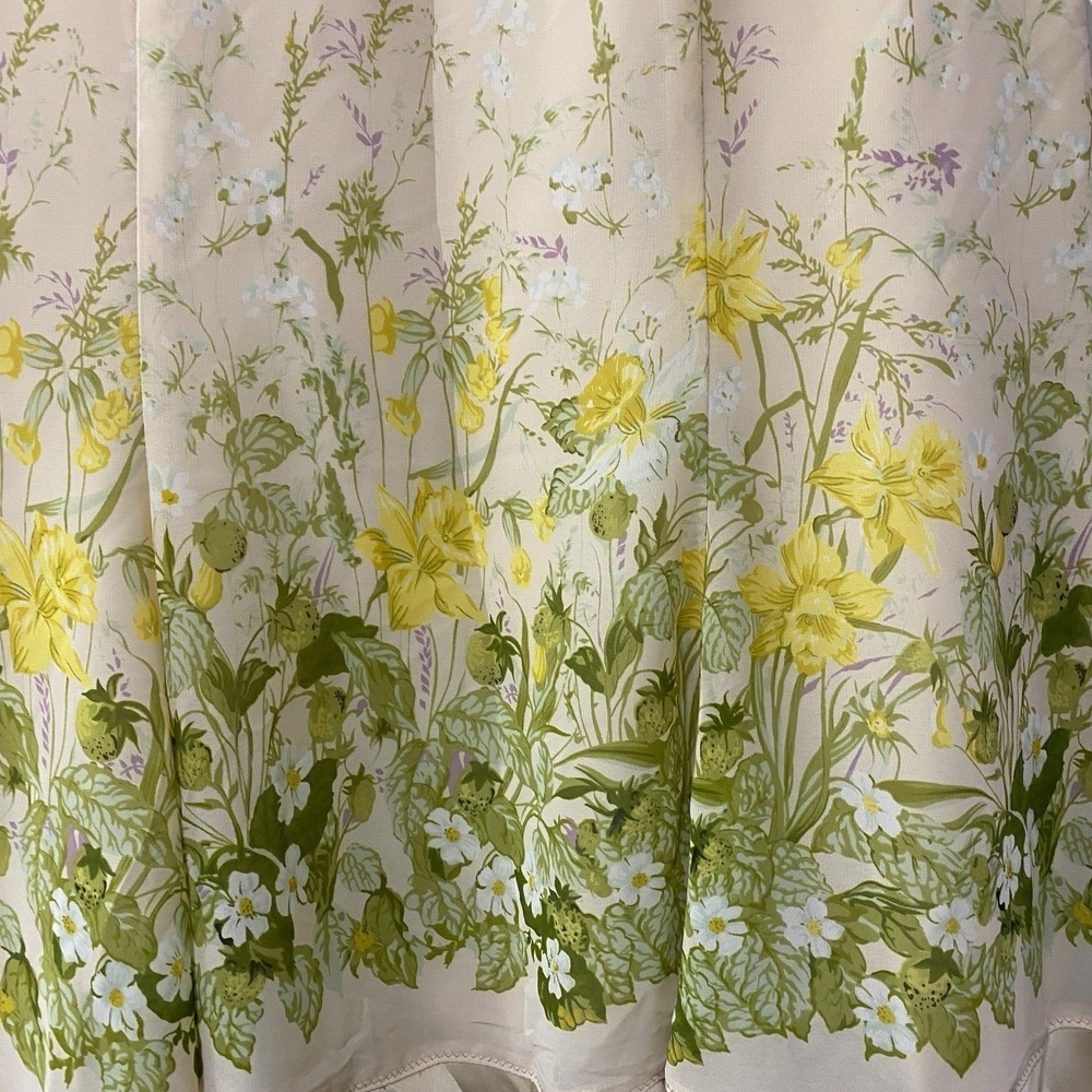 Vintage Jones Wear Skirt Sz 4 Floral Y2K Cottagecore Bloomcore Fairycore Easter - Picture 2 of 4
